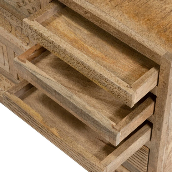 Best deal 😉 Furniture Of America Carina Solid Mango Wood Chest With 9-drawer 😀 - Image 8