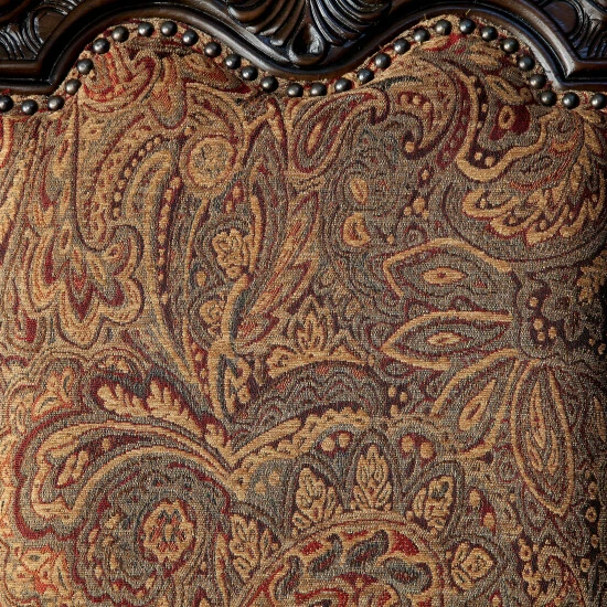 Hot Sale ๐ Furniture Of America Kova Traditional Cherry Fabric Arm Chairs (Set Of 2) ๐ - Image 3