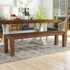 Best deal 👍 Furniture Of America Anaisha Rustic Solid Mango Wood Dining Bench 👍