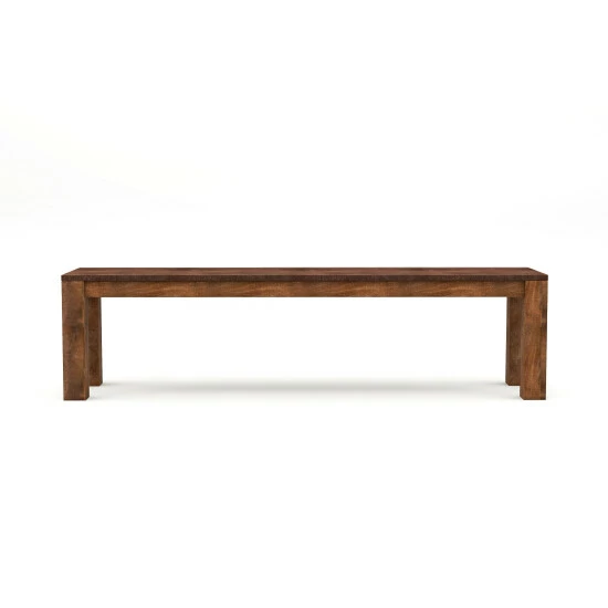 Best deal 👍 Furniture Of America Anaisha Rustic Solid Mango Wood Dining Bench 👍 - Image 7