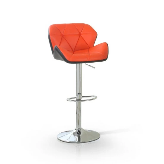 Hot Sale 👏 Furniture Of America Dimone Modern Adjustable Swivel Barstool Camel ⌛ - Image 3