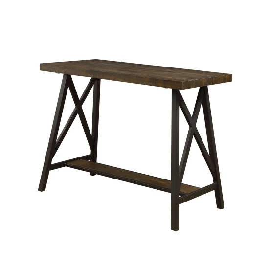 New ✔️ Furniture Of America Datz Industrial Black Metal 5-piece Counter Set 👏 - Image 2