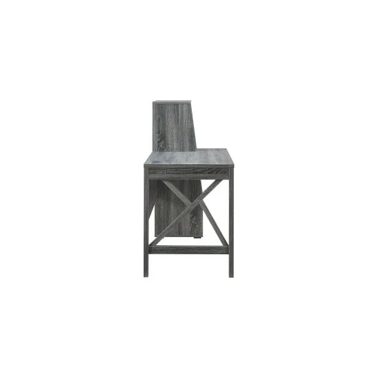 Top 10 ✔️ Furniture Of America Jessica Modern 70-inch Computer Desk Distressed Grey 😍 - Image 6