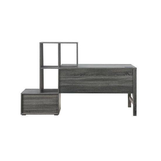 Top 10 ✔️ Furniture Of America Jessica Modern 70-inch Computer Desk Distressed Grey 😍 - Image 7