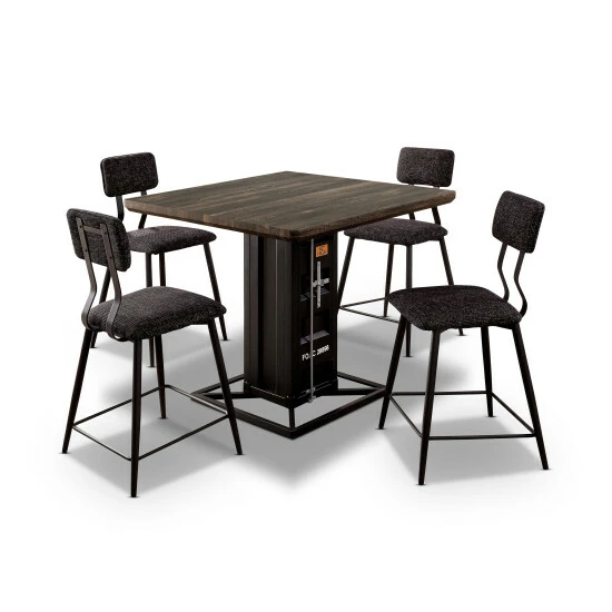 Buy ⌛ Furniture Of America Pren Novelty 5-piece Counter Height Dining Set 🎁 - Image 4