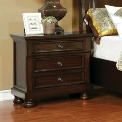 Cheap 👏 Furniture Of America Muct Traditional Solid Wood 3-drawer Nightstand White 🤩