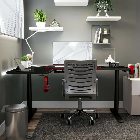 Discount π€© Furniture Of America Devan Black 65-inch Computer Desk π― - Image 3