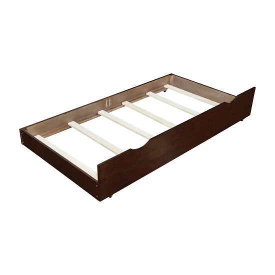 Discount ๐ฅฐ Furniture Of America Wese Transitional Brown Cherry Wood Trundle ๐ - Image 2