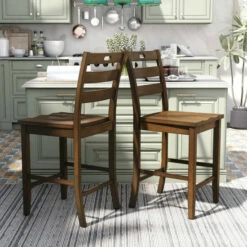 Cheapest 🔥 Furniture Of America Rangel Farmhouse Counter Height Chairs (Set Of 2) Antique Grey 🤩