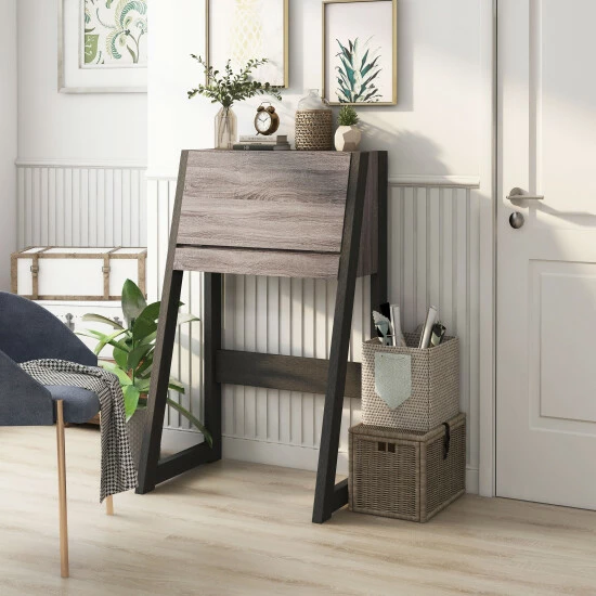 Coupon 😀 Furniture Of America Dol Modern Compact 26-inch Computer Desk Dark Grey/black 🔥