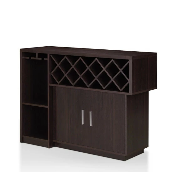 Best Pirce 🥰 Furniture Of America Leo Modern Brown 46-inch Multi-storage Buffet 🤩 - Image 4