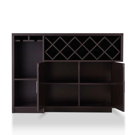 Best Pirce 🥰 Furniture Of America Leo Modern Brown 46-inch Multi-storage Buffet 🤩 - Image 5