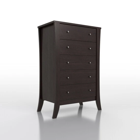 Deals π Furniture Of America Vem Traditional Espresso 5-drawer Chest π₯° - Image 7