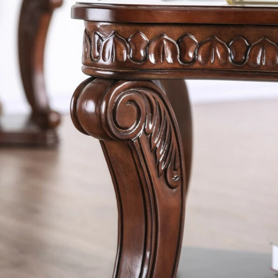 Brand new 🎁 Furniture Of America Derg Traditional Dark Oak 48-inch 1-shelf Sofa Table 🥰 - Image 5