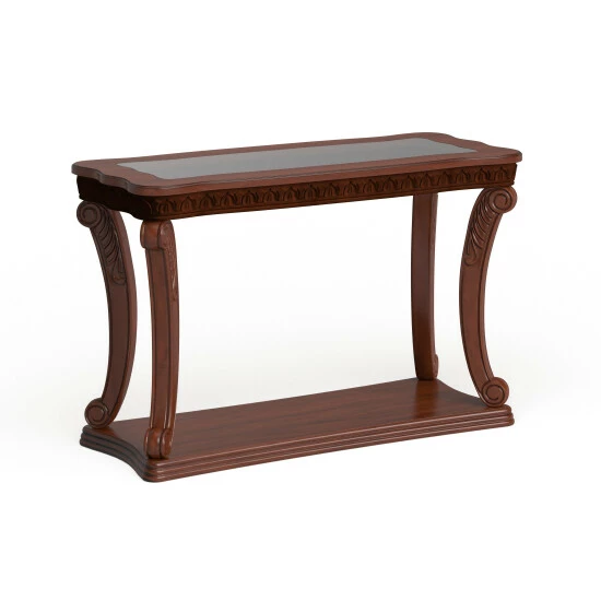 Brand new 🎁 Furniture Of America Derg Traditional Dark Oak 48-inch 1-shelf Sofa Table 🥰 - Image 7