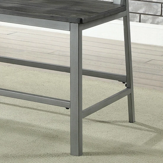 Deals ❤️ Furniture Of America Traw Industrial Black Metal Dining Bench ✔️ - Image 5