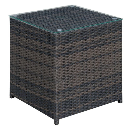 Wholesale 🛒 Furniture Of America Bene Contemporary Brown Patio Sectional Set 😍 - Image 7