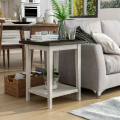 Budget ✨ Furniture Of America Lanningham Rustic 19-inch 1-shelf Side Table Light Green 💯