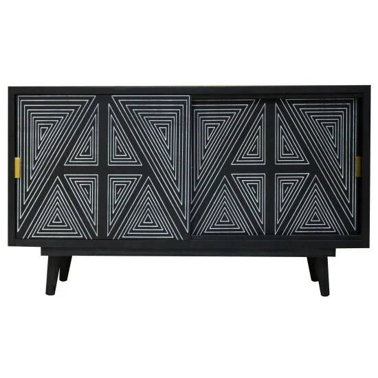 Budget 💯 Bidi Mid-Century Modern Solid Wood Buffet By Furniture Of America Natural 😉 - Image 7