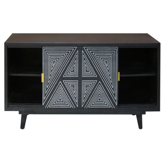 Budget 💯 Bidi Mid-Century Modern Solid Wood Buffet By Furniture Of America Natural 😉 - Image 8