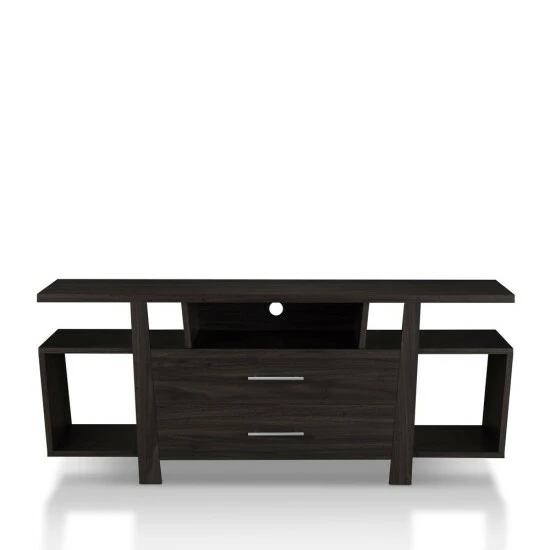 Best Pirce ⌛ Furniture Of America Bild 60-inch Multi-functional Storage TV Console Espresso ✨ - Image 7