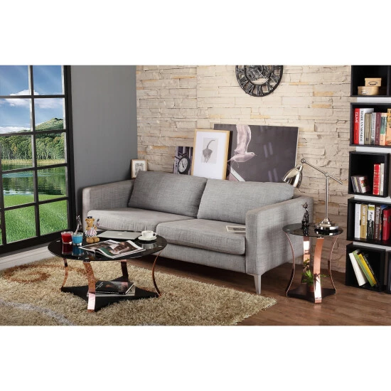 Buy ❤️ Furniture Of America Hola Contemporary Black 18-inch 1-shelf Side Table ❤️ - Image 6