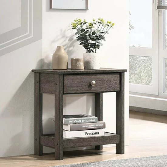 Flash Sale โจ Furniture Of America Aranda Rustic Grey 2-Piece 43-inch Accent Table Set ๐ - Image 2