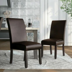 Wholesale 🔥 Furniture Of America Mivo Contemporary Walnut Dining Chairs (Set Of 2) - 19"W X 26"D X 38 3/4"H 🤩