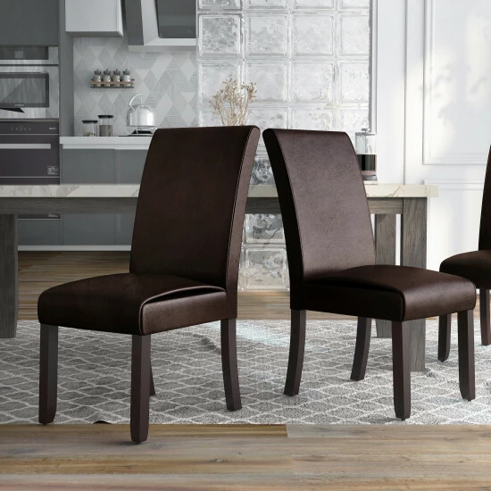 Wholesale π₯ Furniture Of America Mivo Contemporary Walnut Dining Chairs (Set Of 2) - 19"W X 26"D X 38 3/4"H π€© - Image 2