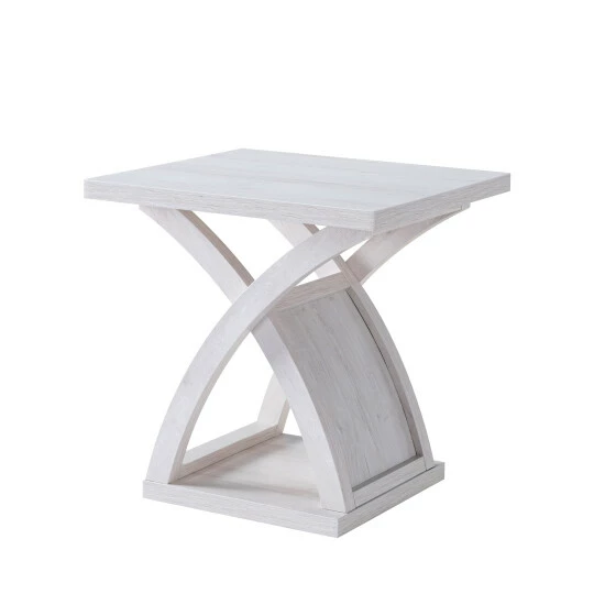 Buy 👍 Furniture Of America Hali Modern 22-inch Bottom Shelf Side Table Espresso 🛒 - Image 3