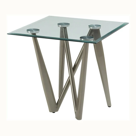 Deals ๐คฉ Furniture Of America Oddsam Contemporary Champagne 24-inch Side Table ๐ - Image 2