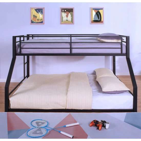 Best deal 🛒 Furniture Of America Drella Traditional Metal Bunk Bed With Ladder Sand Black 🤩 - Image 4