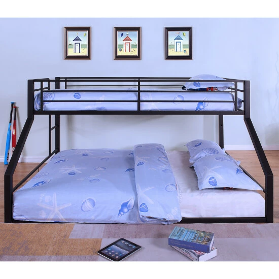 Best deal 🛒 Furniture Of America Drella Traditional Metal Bunk Bed With Ladder Sand Black 🤩 - Image 6