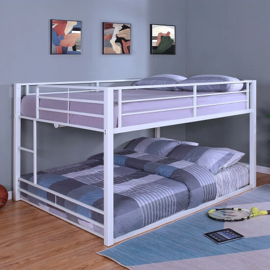 Best deal 🛒 Furniture Of America Drella Traditional Metal Bunk Bed With Ladder Sand Black 🤩 - Image 7
