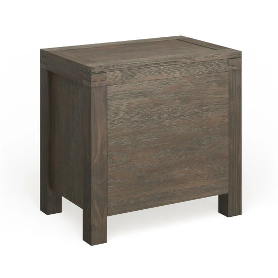 Wholesale π Furniture Of America Barrison Rustic Dark Grey 2-drawer Nightstand π₯° - Image 5