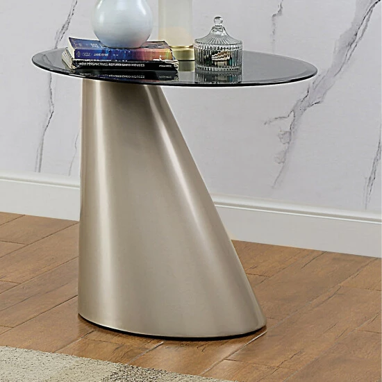 Coupon ๐ฏ Furniture Of America Bertholdt Contemporary Champagne 24-inch Side Table ๐คฉ