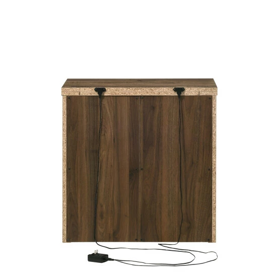 Best Sale 😀 Furniture Of America Greer Walnut 2-Drawer Nightstand With USB Ports 🔥 - Image 8