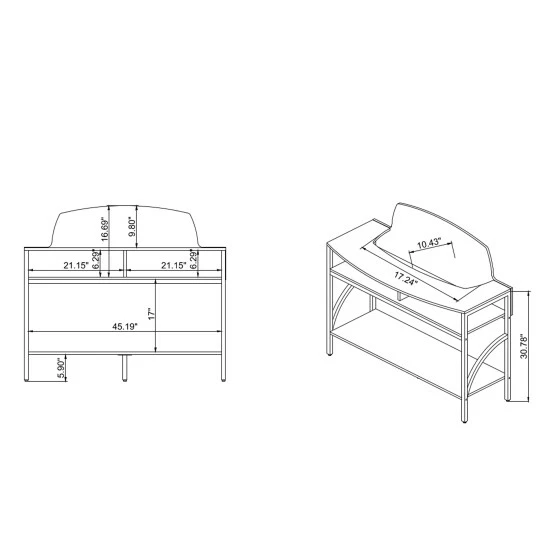 Promo 🔥 Furniture Of America Hildebrand Rustic Oak 47-inch 3-shelf Plant Stand 😀 - Image 7