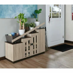 Top 10 π Furniture Of America Garner Rustic 4-door Storage π Shoe Cabinet Reclaimed Oak π§¨