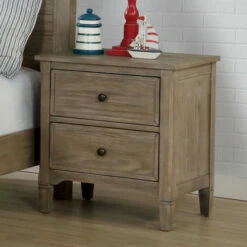 Best Pirce π Furniture Of America Lanister Rustic Grey 2-drawer Nightstand π