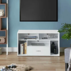 Best reviews of 😉 Furniture Of America Eldo 39-inch Multi-functional Storage TV Console Espresso 🧨