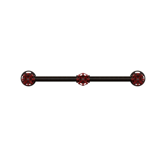 Discount π Furniture Of America Cambria Sand Black Industrial Wall π§₯ Coat Rack π - Image 2