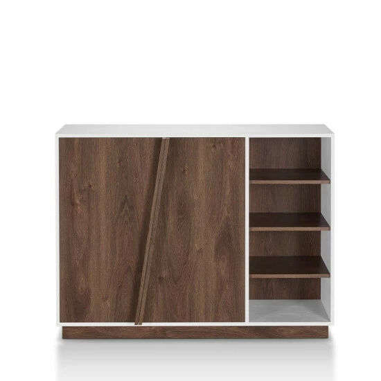 Promo π Furniture Of America Desi Contemporary White Storage π Shoe Cabinet β€οΈ - Image 4