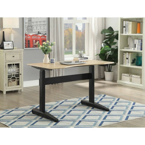 Coupon ❤️ Furniture Of America Glidene 47-inch Metal Adjustable Standing Desk White 🎁 - Image 3