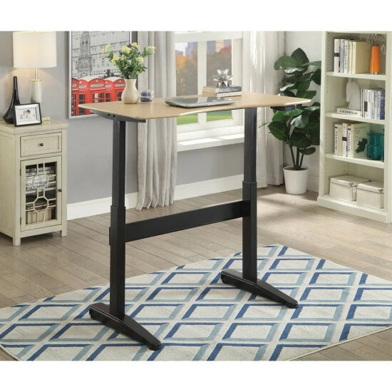 Coupon ❤️ Furniture Of America Glidene 47-inch Metal Adjustable Standing Desk White 🎁 - Image 6
