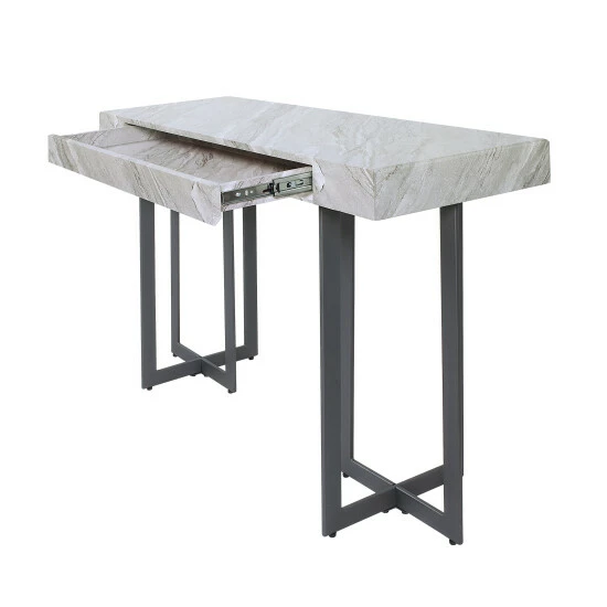 Flash Sale ⌛ Granala Faux Marble 47" Sofa Table With Drawer By Furniture Of America 👍 - Image 5