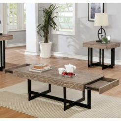 Promo 🥰 Furniture Of America Levant 47-inch 2-drawer Cross Base Coffee Table 🧨