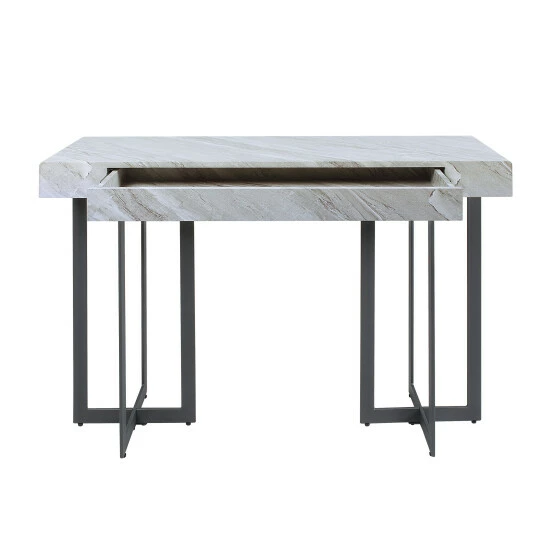 Flash Sale ⌛ Granala Faux Marble 47" Sofa Table With Drawer By Furniture Of America 👍 - Image 7