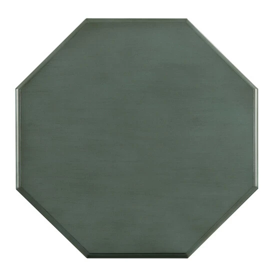 Promo 😀 Furniture Of America Bern Traditional 24-inch Solid Wood Octagon Side Table Antique Teal 😍 - Image 6