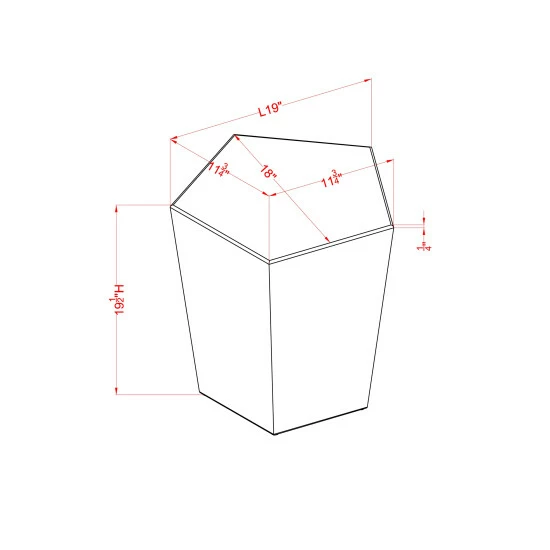 Hot Sale 🔥 Furniture Of America Alma Modern Faux Marble 19-inch Side Table Black 👍 - Image 6